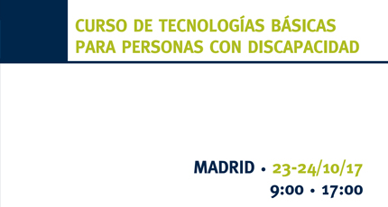 Curso de tecnologías básicas para personas con discapacidad