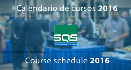 SQS presenta el calendario de cursos 2016